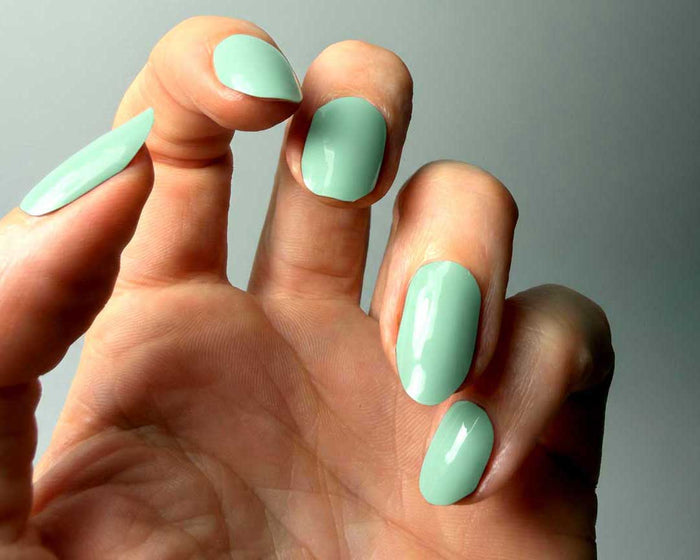 UV-Free Gel Nail Wraps – Pacific Blue