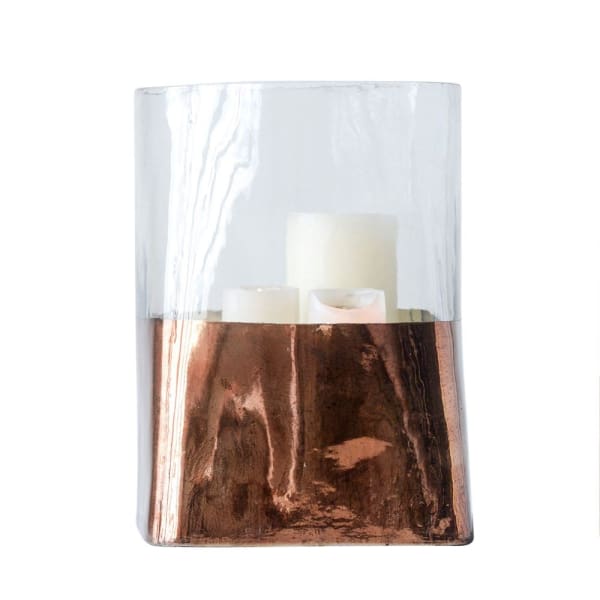 Copper Square Candleholder