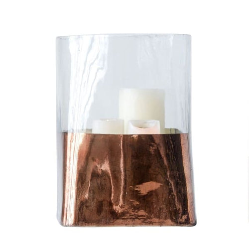 Copper Square Candleholder