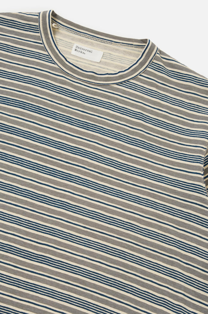 Core Tee Stripe Grey