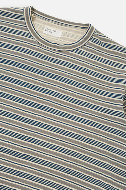 Core Tee Stripe Grey