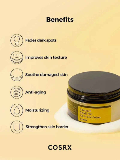 COSRX Advanced Snail 92 All in one Cream 100 gm - DOKAN