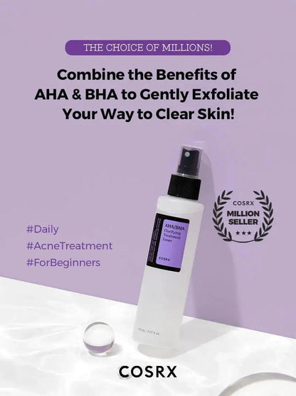 COSRX Aha/Bha Clarifying Treatment Toner 150 ml - DOKAN