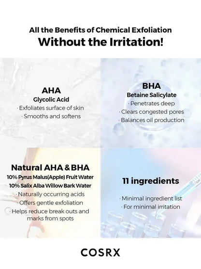 COSRX Aha/Bha Clarifying Treatment Toner 150 ml - DOKAN