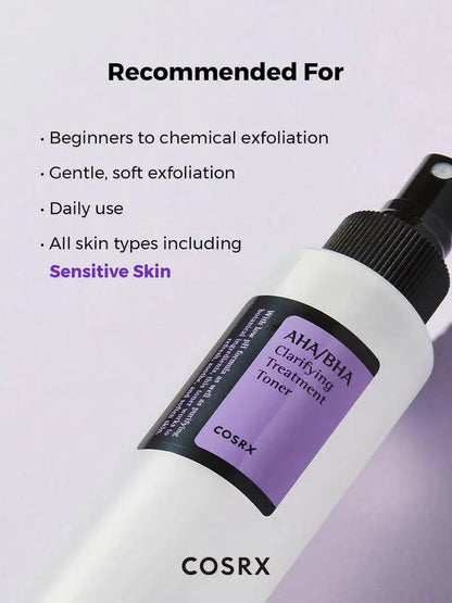 COSRX Aha/Bha Clarifying Treatment Toner 150 ml - DOKAN