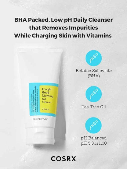 COSRX Good Morning Low-Ph Cleanser 150 ml - DOKAN