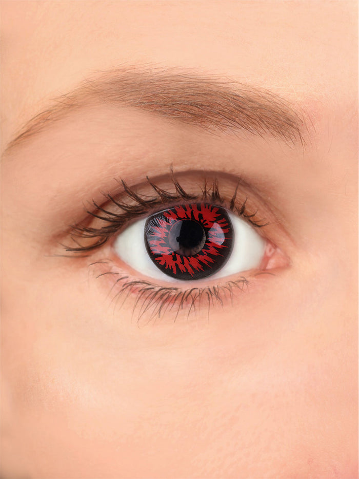 Costume Contact Lenses | Enchanted Black-Image 1