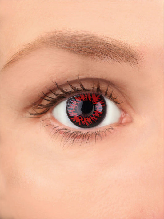 Costume Contact Lenses | Enchanted Black-Image 1