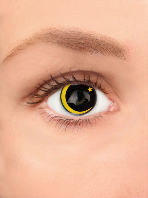 Costume Contact Lenses | Moon star-yellow-Image 1