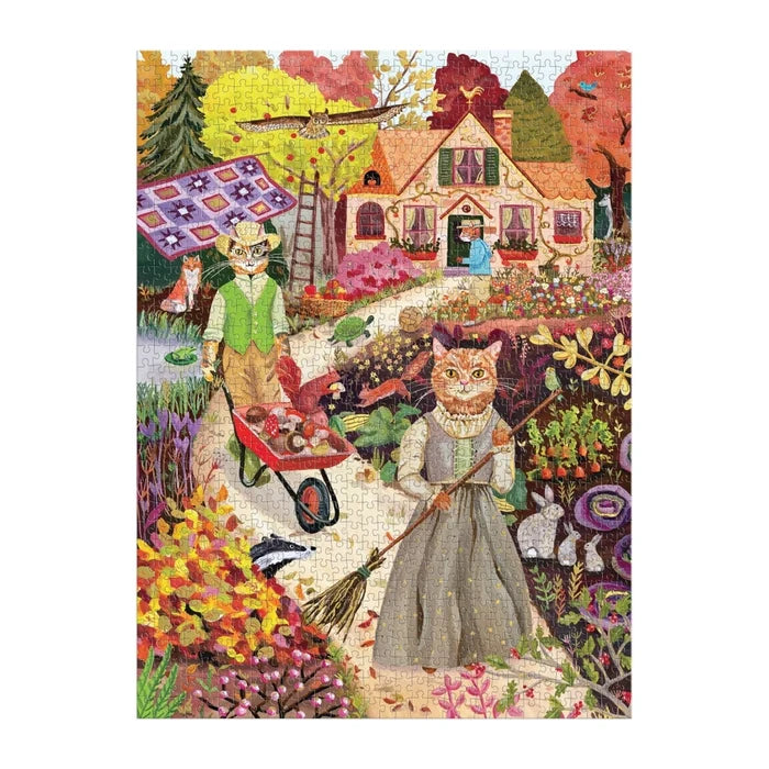 Cottage Cats | 1,000 Piece Jigsaw Puzzle