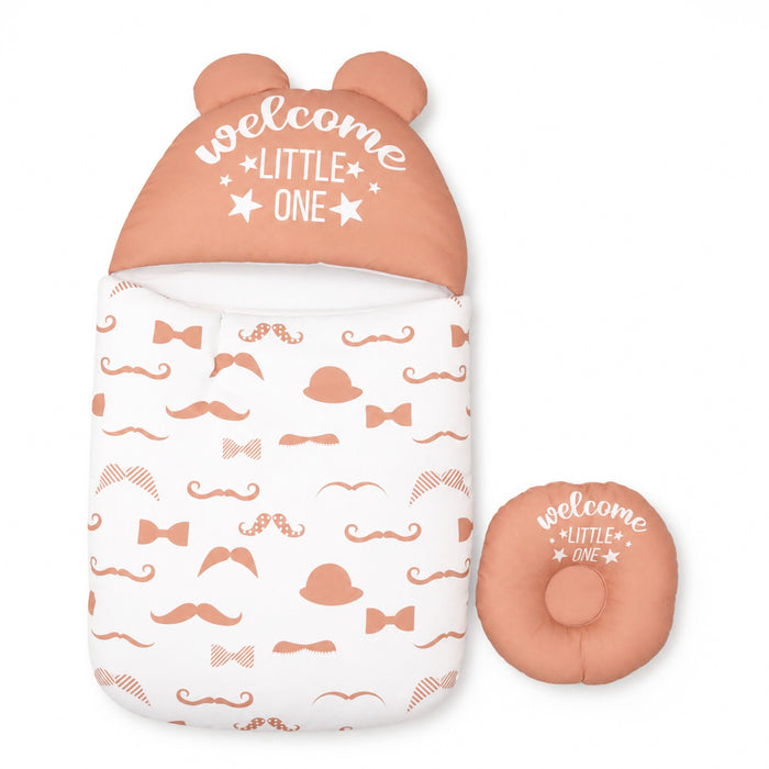 Cotton - Hooded Carry Nest - Beige - Little One - 26