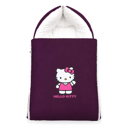 Cotton - Hooded Carry Nest - Purple - Hello Kitty - 26