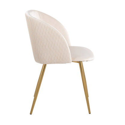 Cream Velvet Chair