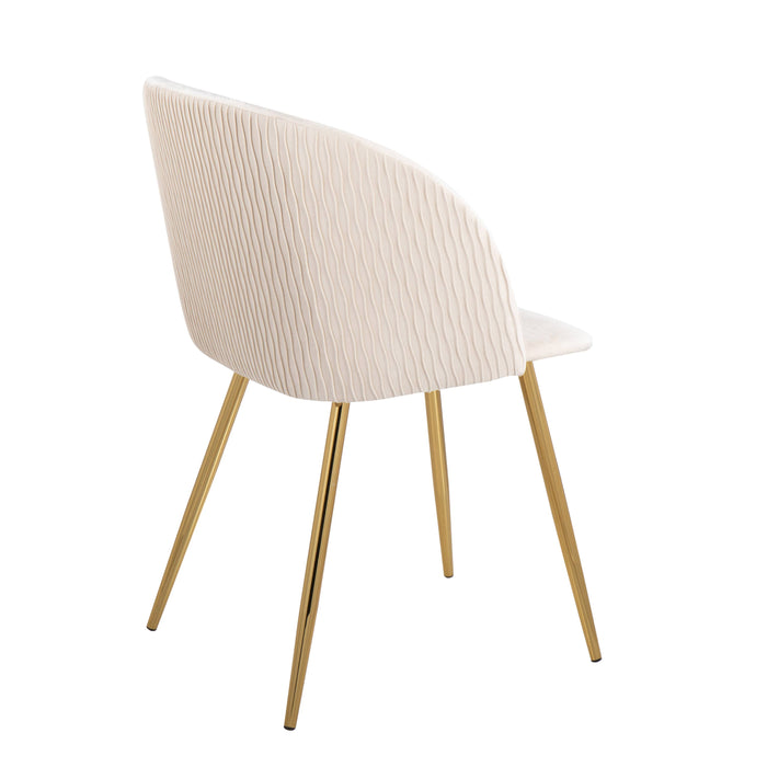 Cream Velvet Chair