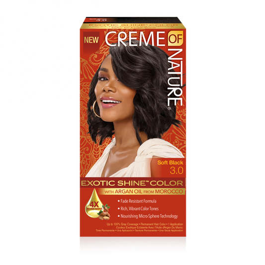 Creme Of Nature Exotic Shine Hair Color 3.0 - Soft Black