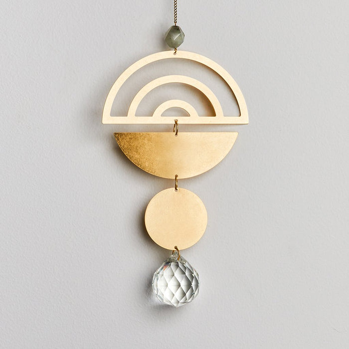 Crystal Suncatcher - Rainbow + Labradorite