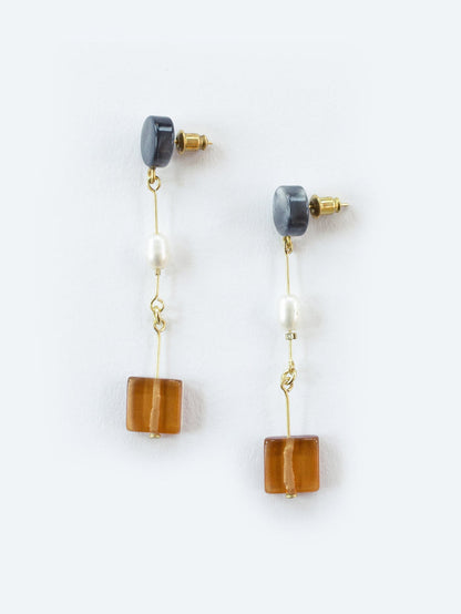 Cubist Dangle Earrings