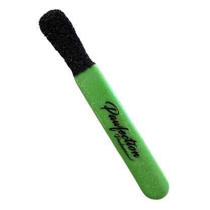 Curved Stripping File w/ Green Glitter Handle