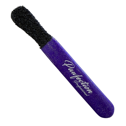 Curved Stripping File w/ Purple Glitter Handle