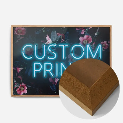 21x30cm | 8¼ x 11¾in / Oak Wood Frame