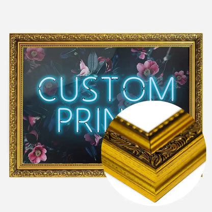 21x30cm | 8¼ x 11¾in / Gold Ornate Frame