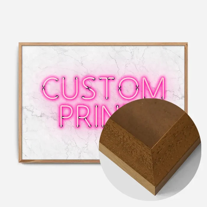 21x30cm | 8¼ x 11¾in / Oak Wood Frame