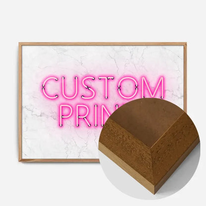 21x30cm | 8¼ x 11¾in / Oak Wood Frame