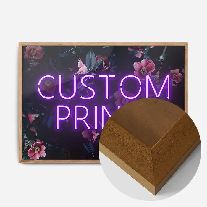 21x30cm | 8¼ x 11¾in / Oak Wood Frame