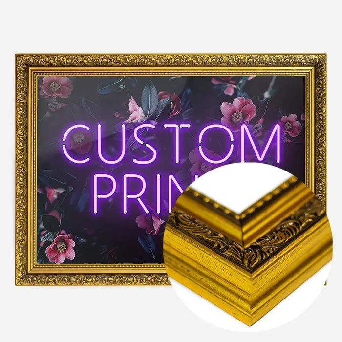 21x30cm | 8¼ x 11¾in / Gold Ornate Frame