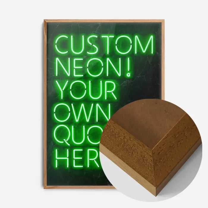 21x30cm | 8¼ x 11¾in / Oak Wood Frame