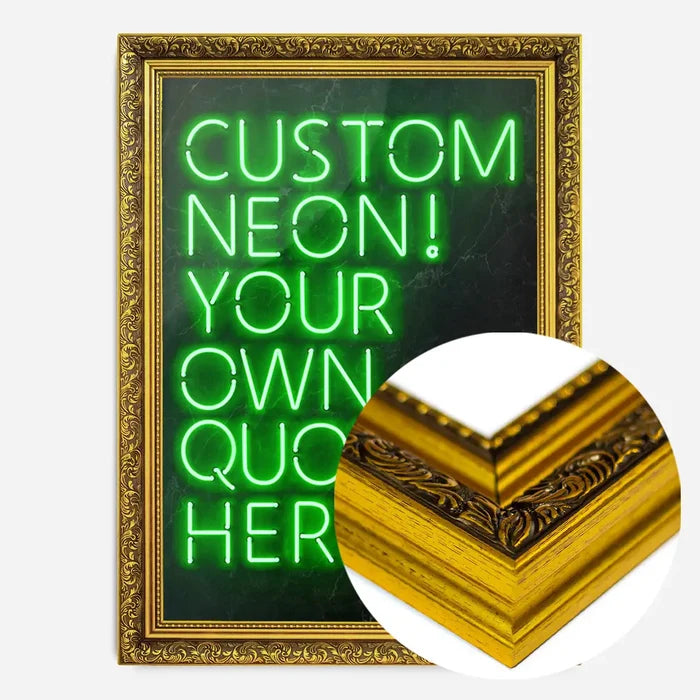 21x30cm | 8¼ x 11¾in / Gold Ornate Frame