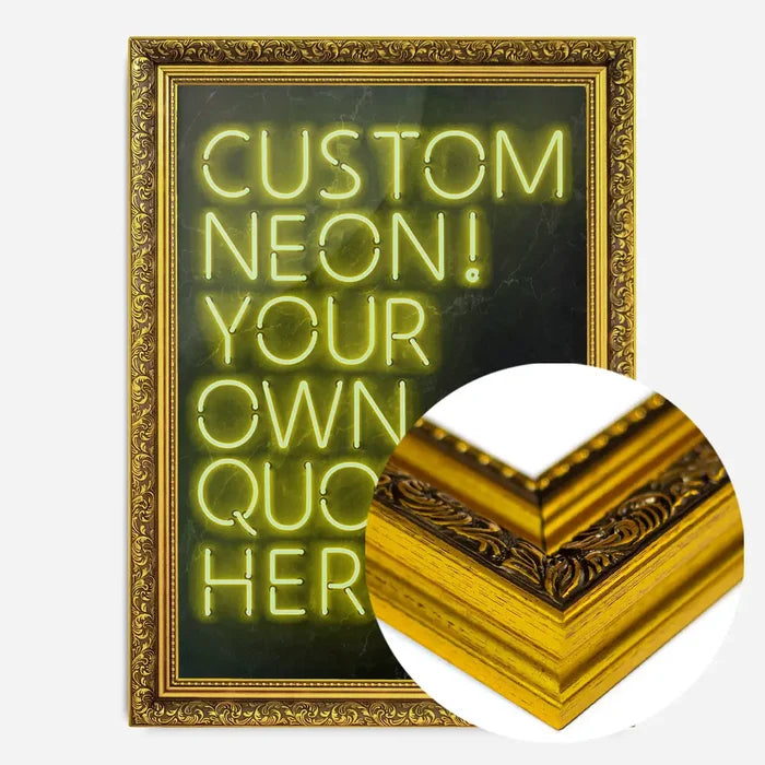 21x30cm | 8¼ x 11¾in / Gold Ornate Frame