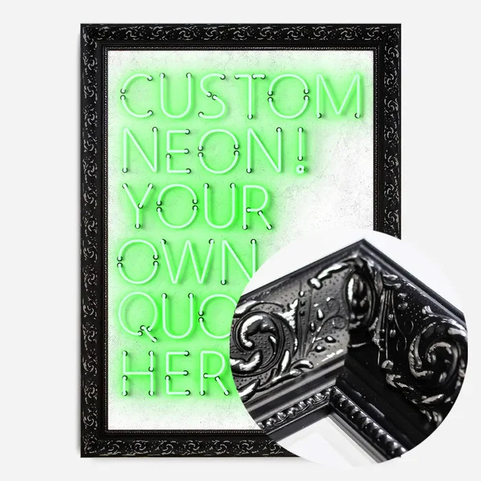 21x30cm | 8¼ x 11¾in / Black Ornate Frame