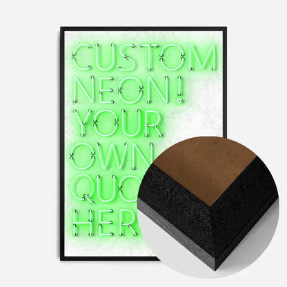 21x30cm | 8¼ x 11¾in / Black Wood Frame