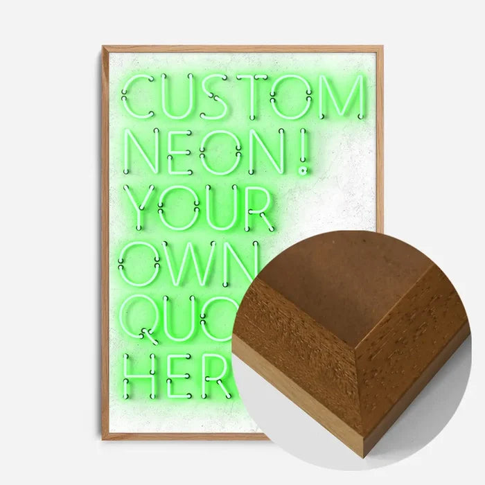 21x30cm | 8¼ x 11¾in / Oak Wood Frame