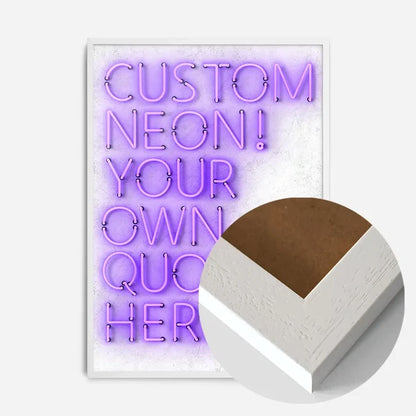 21x30cm | 8¼ x 11¾in / White Wood Frame