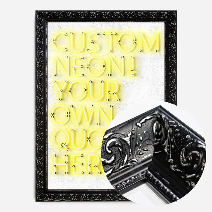 21x30cm | 8¼ x 11¾in / Black Ornate Frame