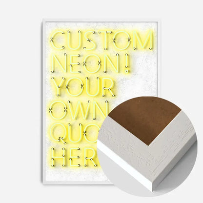 21x30cm | 8¼ x 11¾in / White Wood Frame