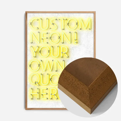 21x30cm | 8¼ x 11¾in / Oak Wood Frame