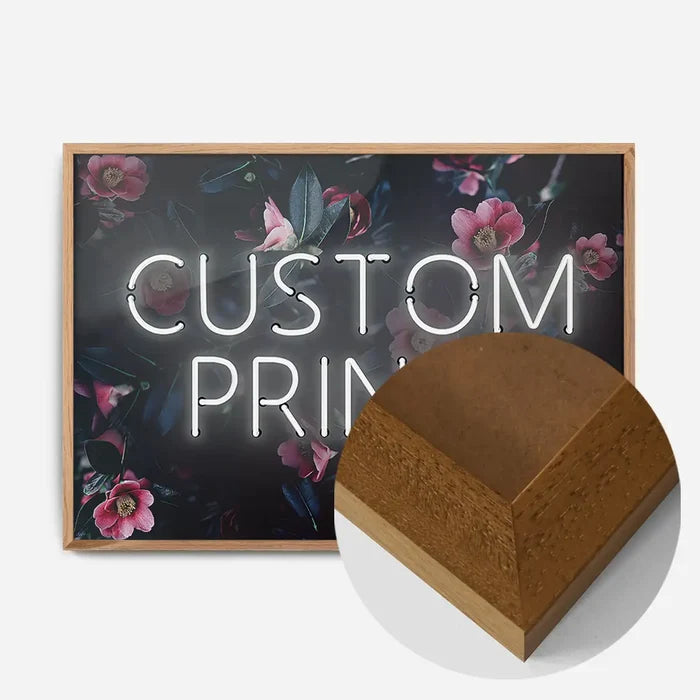 21x30cm | 8¼ x 11¾in / Oak Wood Frame