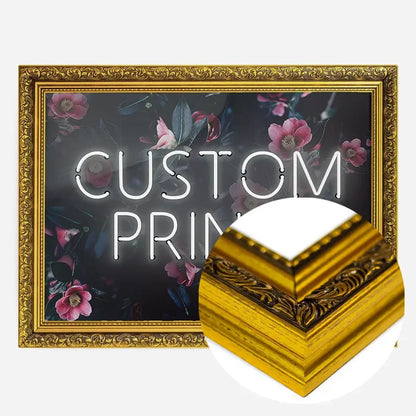 21x30cm | 8¼ x 11¾in / Gold Ornate Frame