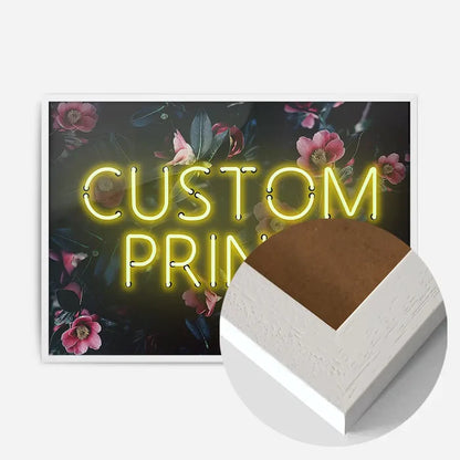 21x30cm | 8¼ x 11¾in / White Wood Frame