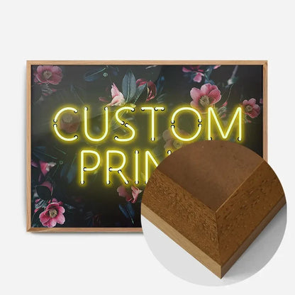 21x30cm | 8¼ x 11¾in / Oak Wood Frame