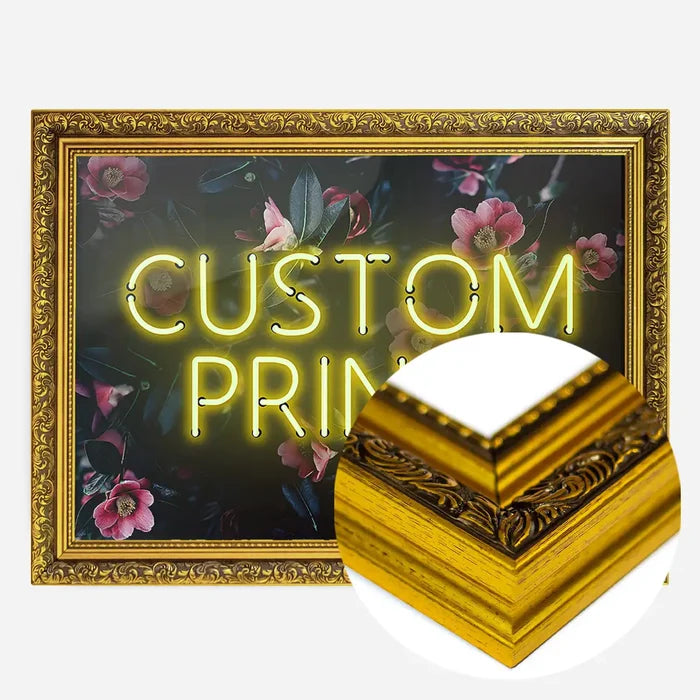 21x30cm | 8¼ x 11¾in / Gold Ornate Frame