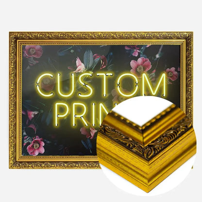 21x30cm | 8¼ x 11¾in / Gold Ornate Frame