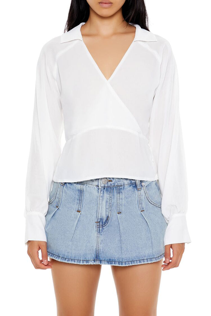 Cutout Surplice Top