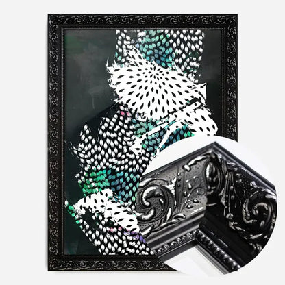 21x30cm | 8¼ x 11¾in / Black Ornate Frame