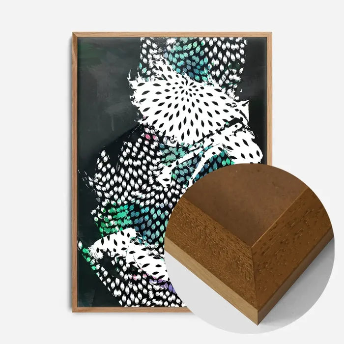 21x30cm | 8¼ x 11¾in / Oak Wood Frame