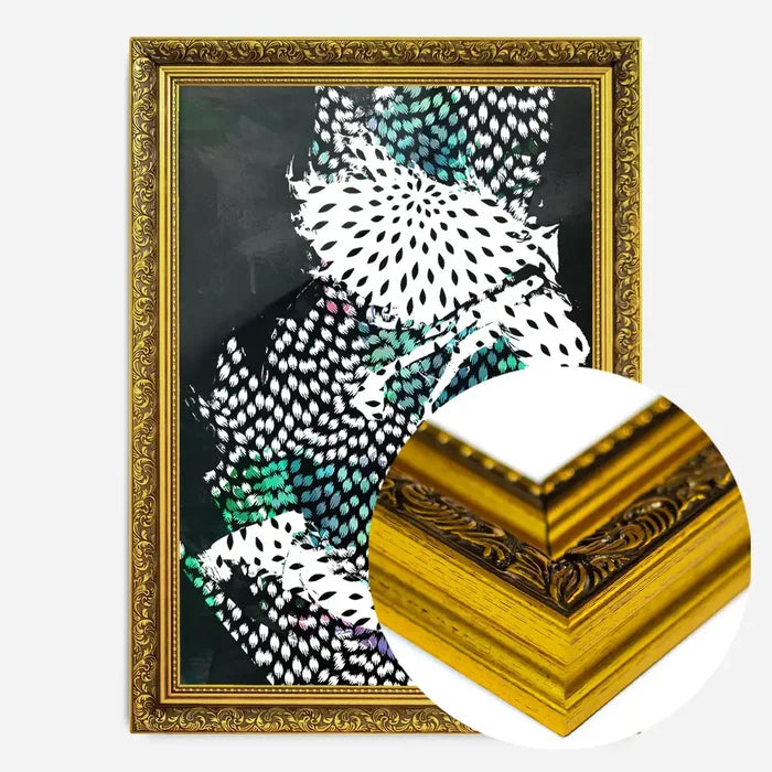 21x30cm | 8¼ x 11¾in / Gold Ornate Frame
