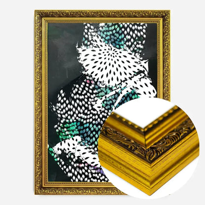 21x30cm | 8¼ x 11¾in / Gold Ornate Frame